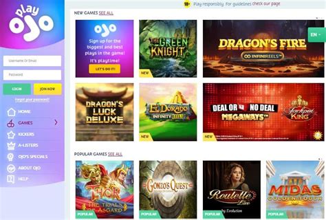 PlayOjo Casino .